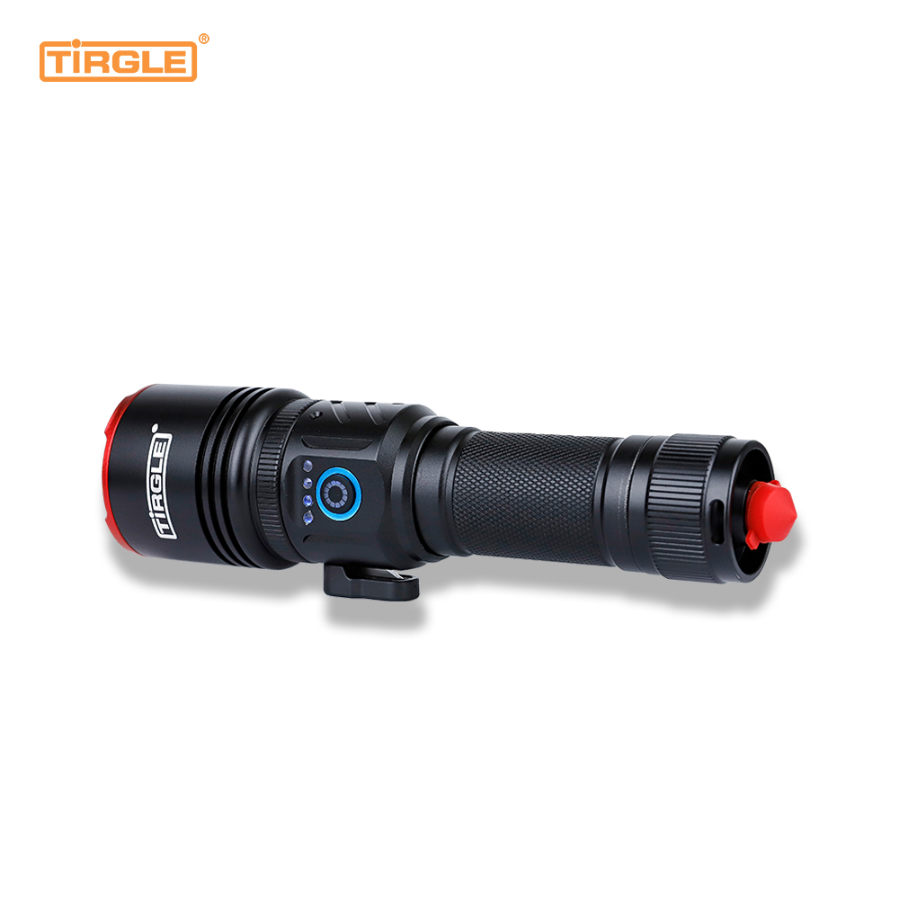 HL-5003 Laser alb focalizare retractabilă USB cu încărcare rapidă, portabilă, în aer liber, lanternă de uz casnic, focalizare telescopică rezistentă la apă