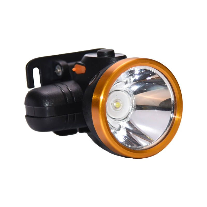 TL-3001 1LED 3W LED baterie litiu comutator buton reîncărcabil cap metalic faruri portabile în aer liber